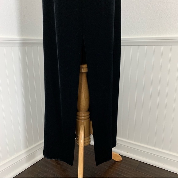 Vtg Jessica McClintock Gunne Sax Velour Long Gown Rainbow Sequin 90s Womens 11 - Picture 8 of 17